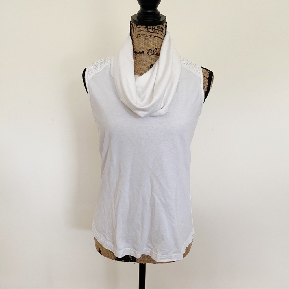 Grey State Infinite Sleeveless Bright White Top